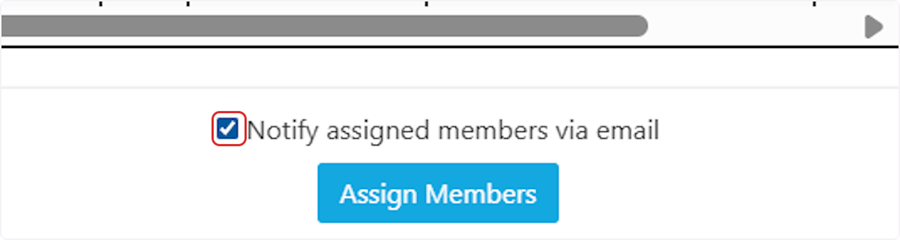 Check Notify assigned members via email